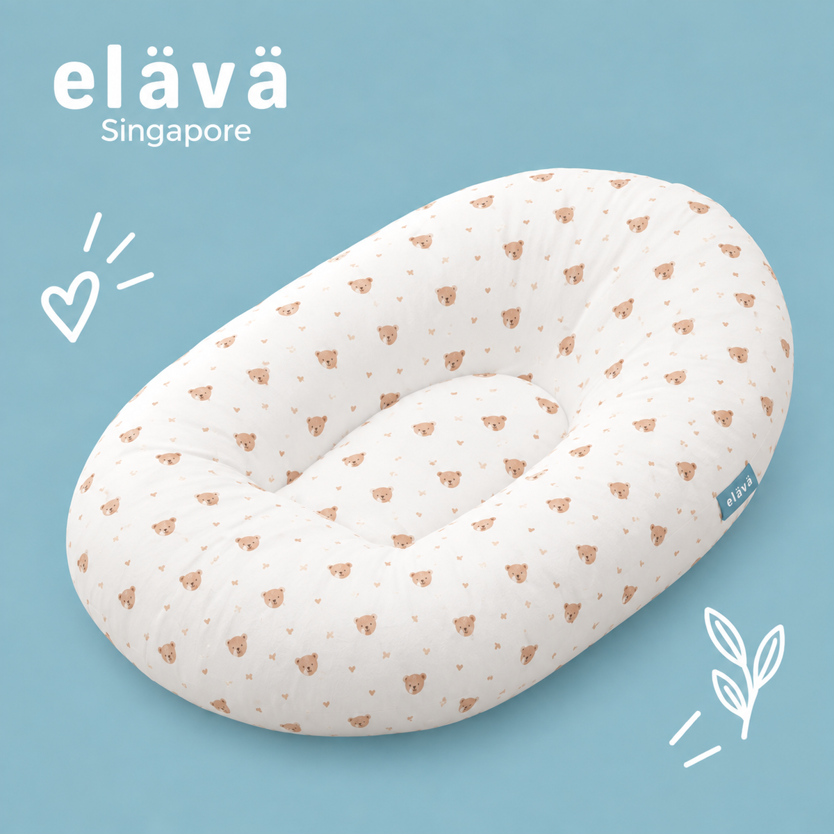 Elava Anti-Reflux Double-Sided Cushion