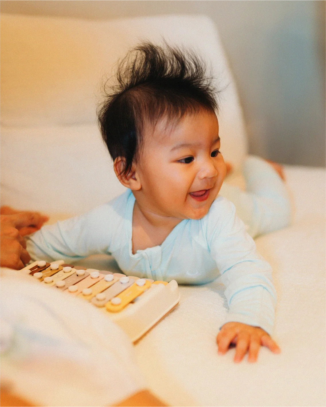 Elara Kids Certified UPF30 Bamboo Baby Sleepsuit